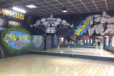 vẽ-tranh-tường-phòng-tập-Gym-tại Hà Nội-01