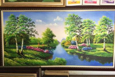 Tranh sơn dầu phong cảnh thiên nhiên - Ms866