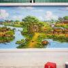 Tranh đắp bức đồng quê đẹp - Ms88