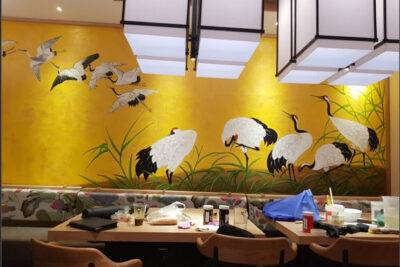 Vẽ nhà hàng ăn - Ms866