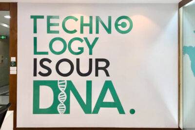 Vẽ tranh tường Chữ slogen cho Văn phòng cty - Ms492