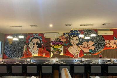 Vẽ tranh tường nhà hàng - Ms488