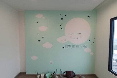 Vẽ tranh tường phòng trẻ em - Ms88