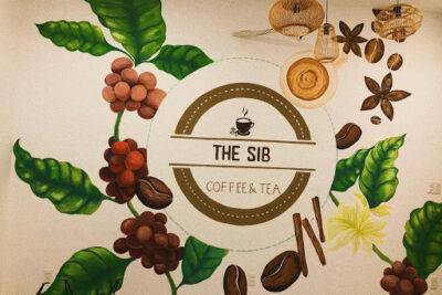 Vẽ tranh tường quán cafe - Ms882