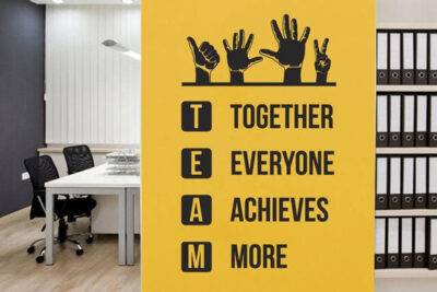 Vẽ tranh tường văn phòng công ty - Ms685