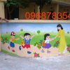vẽ tranh tường mầm non tại q.hoàng mai hà nội