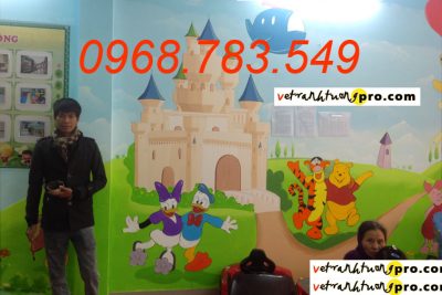 vẽ tranh tường mầm non tại q.hoàng mai hà nội