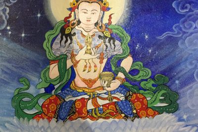 Vẽ tranh tường ngài Kim Cương Tát Đỏa