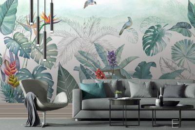 Vẽ-tranh-tường-phòng-khách-nội-thất-sofa-hiện-đại---Ms88