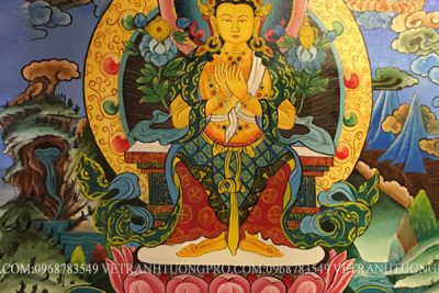 Đức phật Di Lặc – Mật Tông – Vẽ tại chùa Thanh Lại – Sóc Sơn – Hà Nội