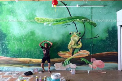 Vẽ 3d quán trà chanh tại Ba Vì – Hà Nội