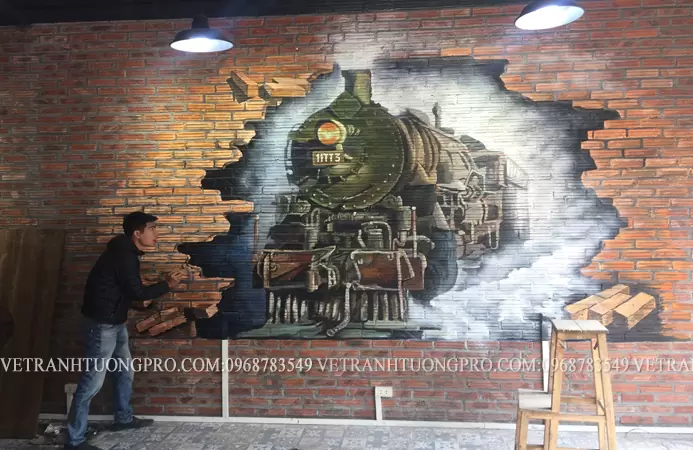 vẽ tranh tường 3d danhmuc
